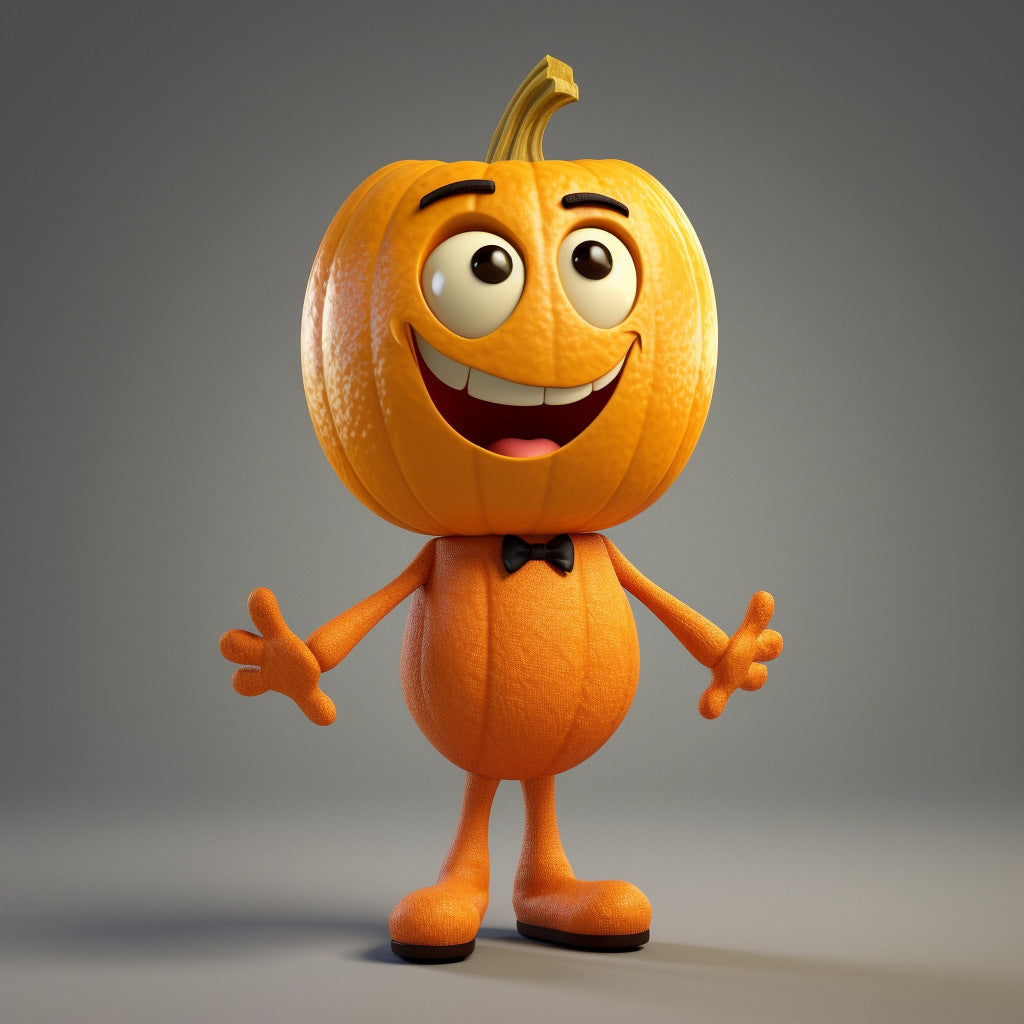 Tabletop Pumpkin Figurine | Premium Halloween Resin Decor