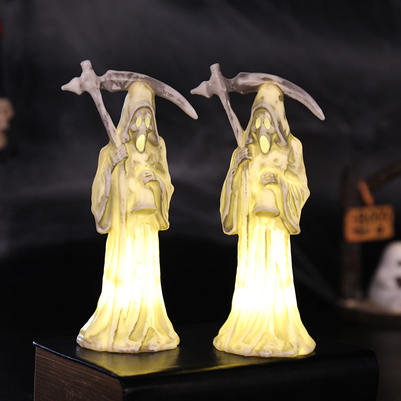 Grim Reaper Scythe Lamp | Premium Halloween Night Light