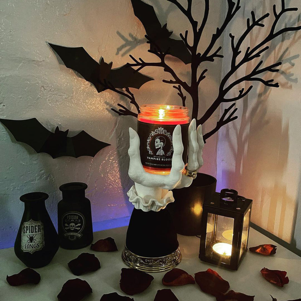 Witch Palm Candle Holder | Premium Halloween Decor