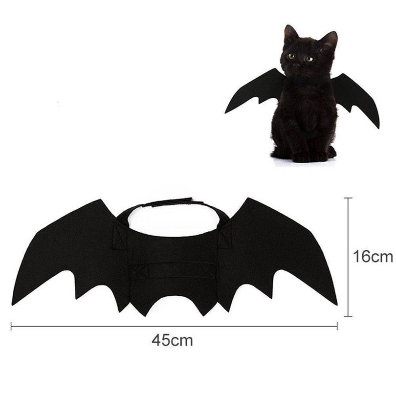 Cat Bat Wing Costume | Premium Halloween Pet Accessory