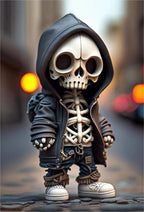 Resin Skeleton Figurine Set | Premium Halloween Home Decor