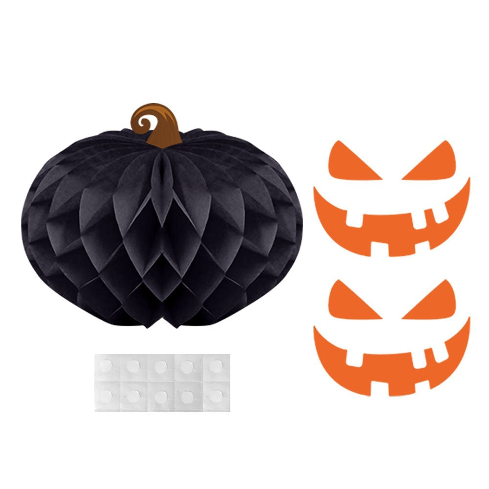 3D Honeycomb Halloween Décor Set | Premium Pumpkin & Spider Ornaments