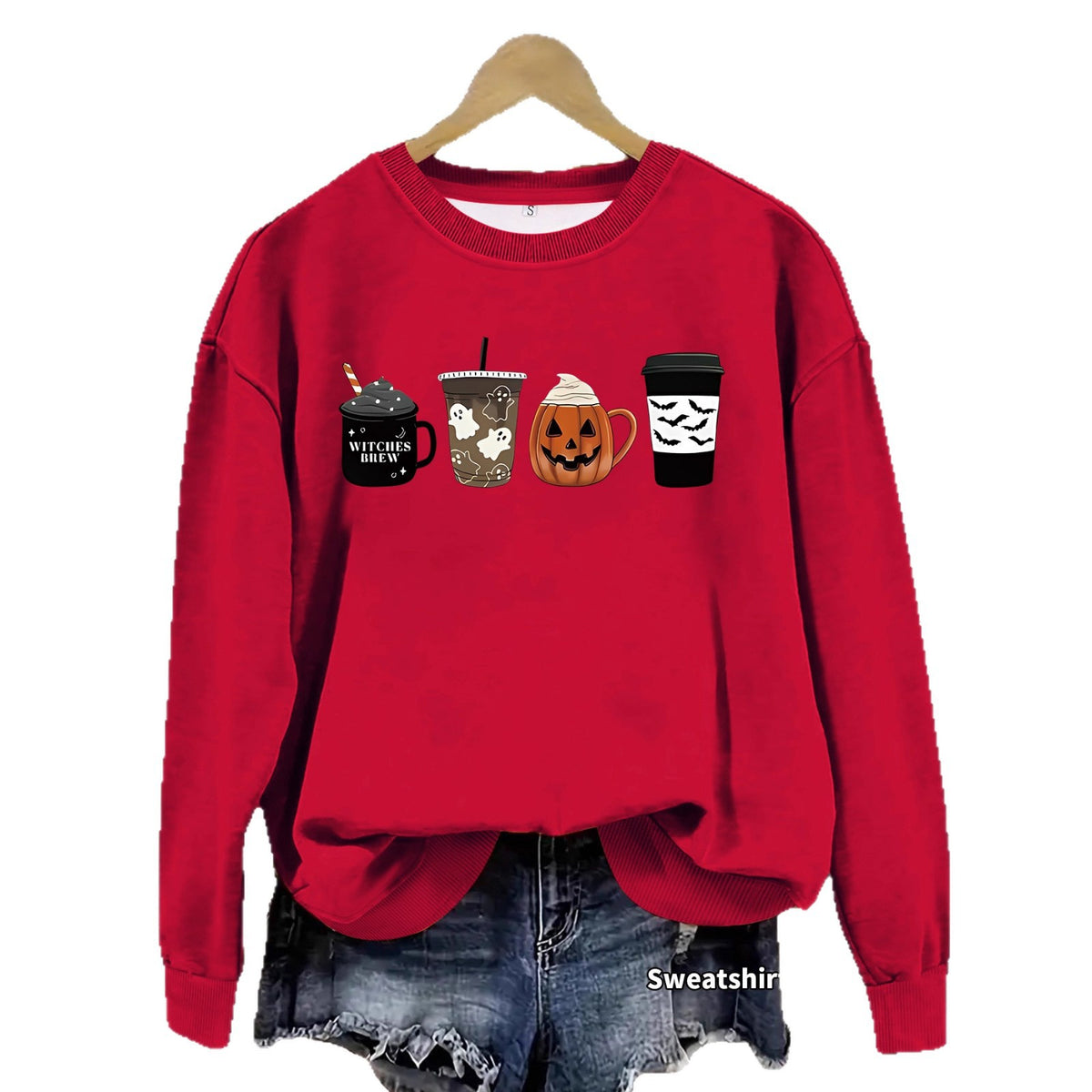 Women's Halloween Hoodie | Premium Round Neck Sweatshirt