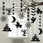 Halloween Streamer Décor Set, 6pc | Premium Party Hanging Decorations