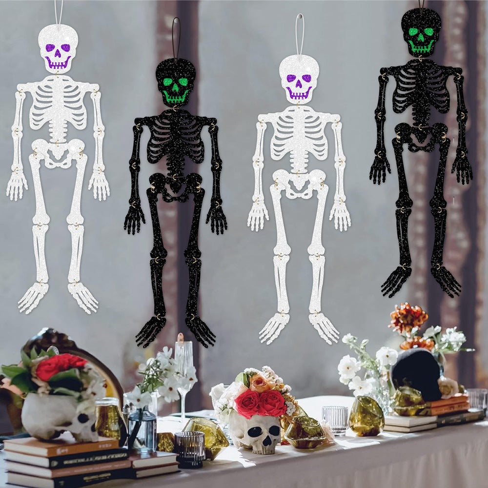 Flashing Skull Ornament | Premium Halloween Party Decor