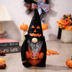 Witch Dwarf Ornament | Premium Halloween Pumpkin Broom Decor