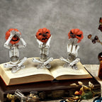 Meditation Pumpkin Skull Doll | Premium Halloween Decor