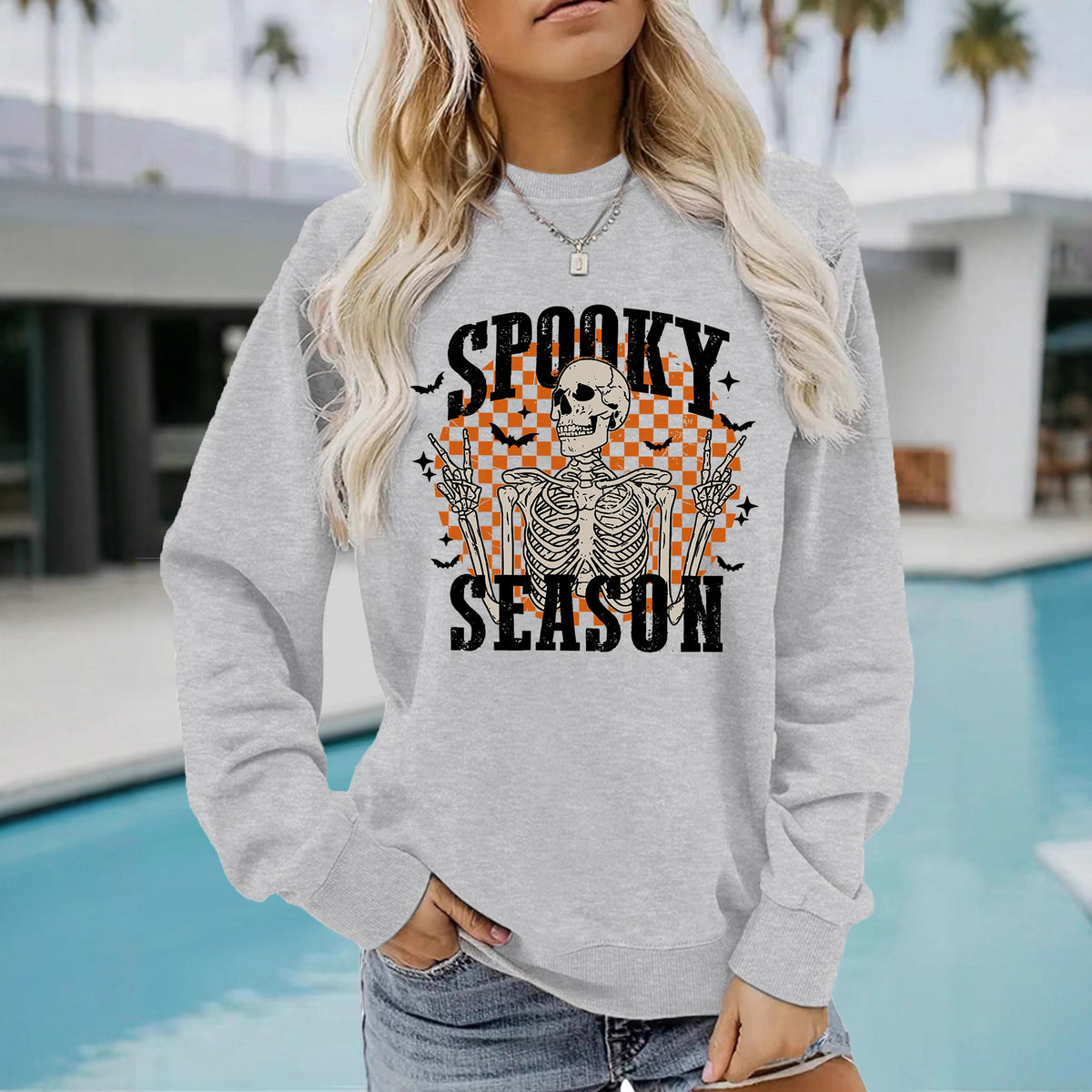 Printed Halloween Hoodie | Premium Loose Fit Sweatshirt