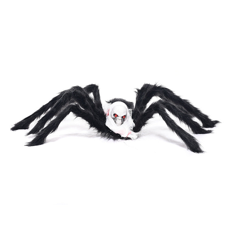 Ghost Head Spider Prop | Premium Halloween Haunted House Decor