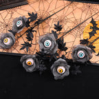 Eyeball Maple Leaf Bouquet | Premium Halloween Decor Stems