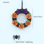 Pumpkin Skull Wreath | Premium Halloween Hanging Decor