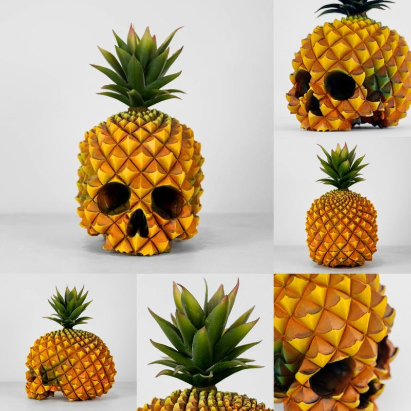 Pineapple Skeleton Decoration | Premium Halloween Novelty Decor
