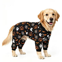 Pumpkin Pajama Pet Costume | Premium Halloween Four-Leg Outfit