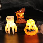 Glow Pumpkin & Skull Hand Lantern | Premium Halloween Night Light