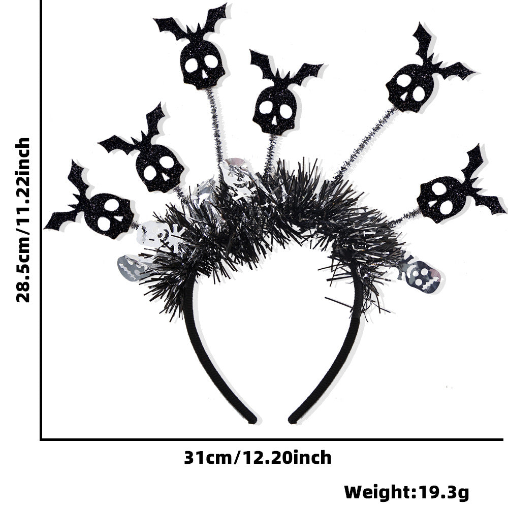 Halloween Party Headband | Premium Pumpkin & Spider Accessory
