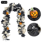 Ghost Face Pumpkin Vine | Premium Halloween Faux Décor