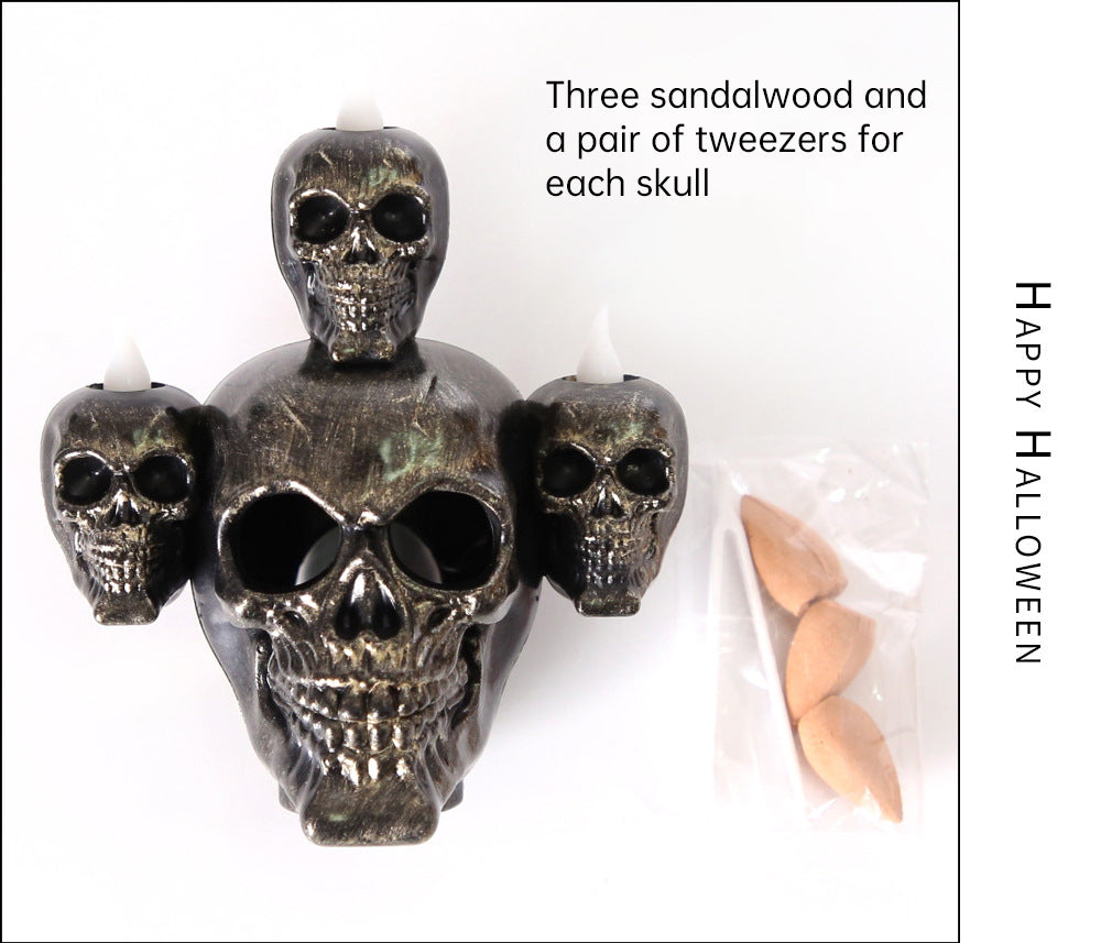 Smoke Skull Candle Lamp | Premium Halloween Decor