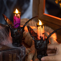 Bat Candle Night Light | Premium Halloween LED Decor