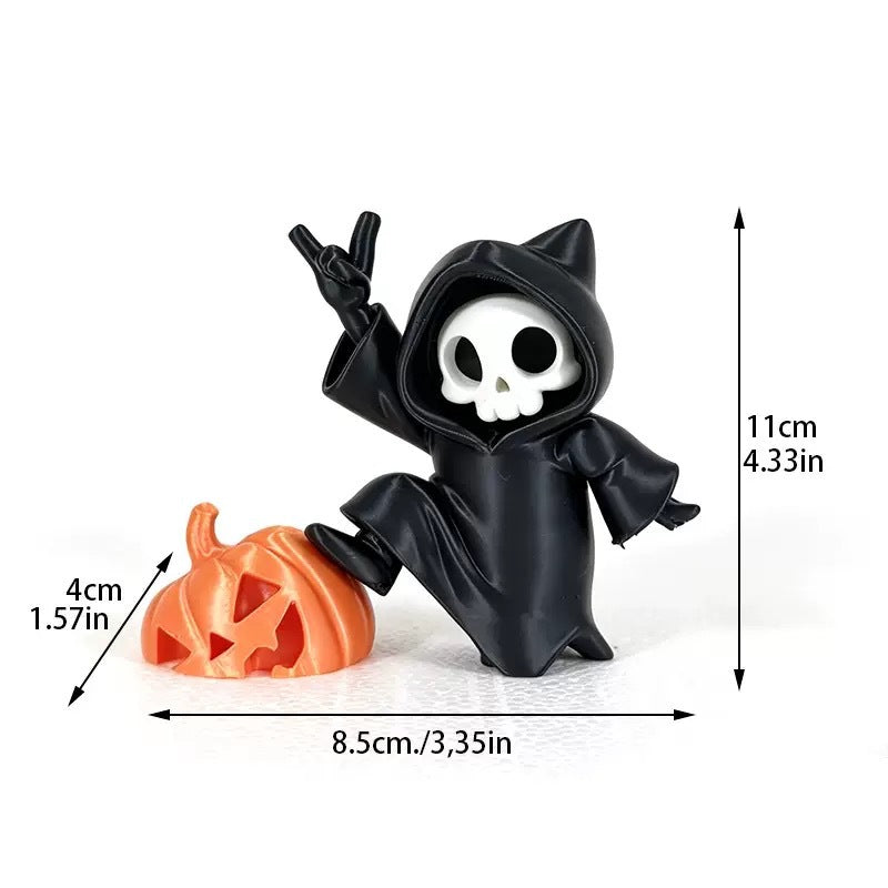 Pumpkin Reaper Hanging Ornament | Premium Halloween Car Decor
