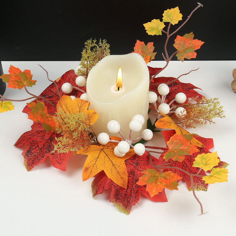 Autumn Berry Pumpkin Wreath | Premium Halloween Decor