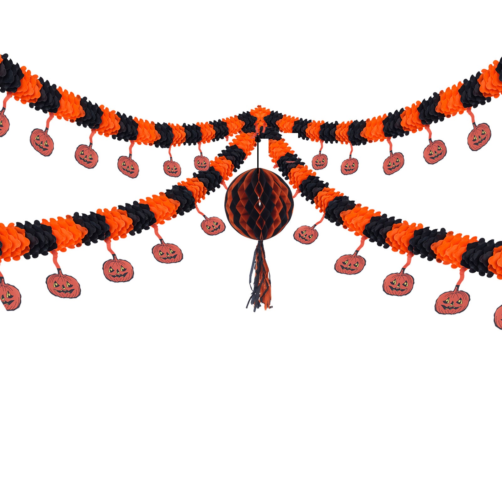 Pumpkin Honeycomb Decoration | Premium Halloween Party Prop