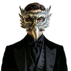 Half-Face Eagle Mask | Premium Halloween Costume Prop