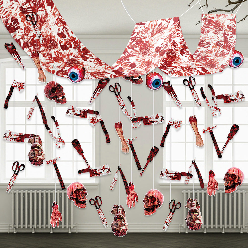 Bloody Hanging Decoration | Premium Halloween Horror Prop
