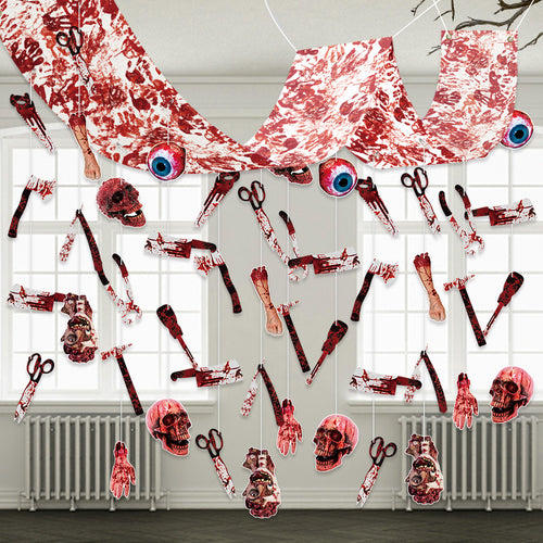 Bloody Hanging Decoration | Premium Halloween Horror Prop