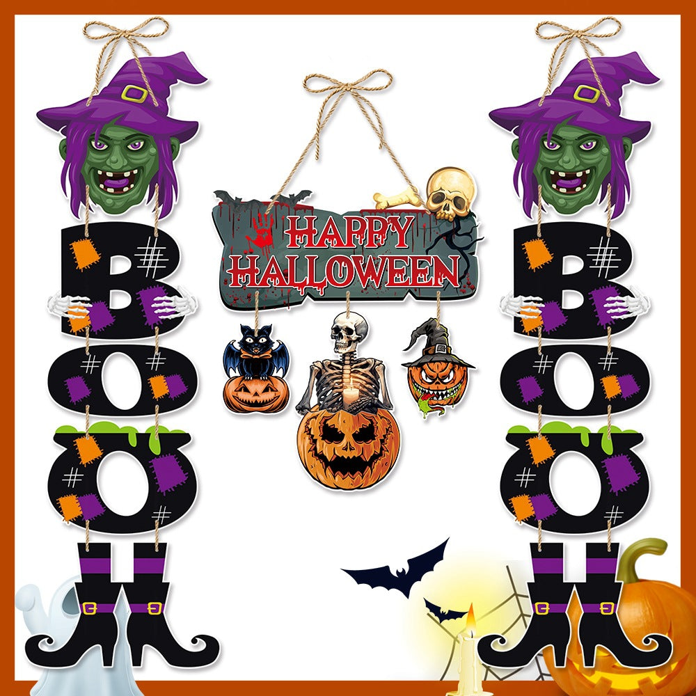 Pumpkin Door Hanging Banner | Premium Halloween Entry Decor