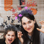Halloween Party Headband | Premium Pumpkin & Spider Accessory
