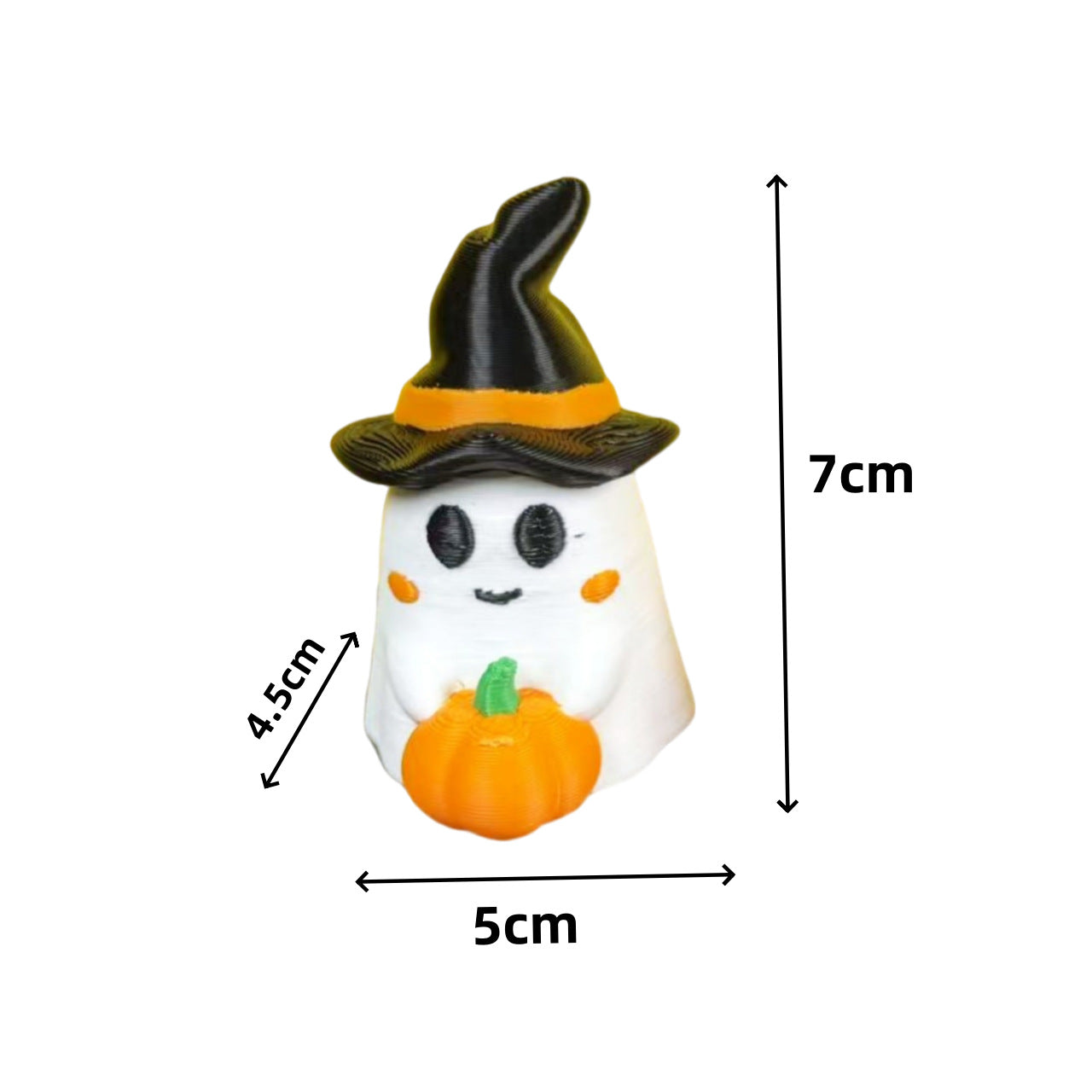 Cute Pumpkin Ghost Ornament | Premium Halloween Gift Decor