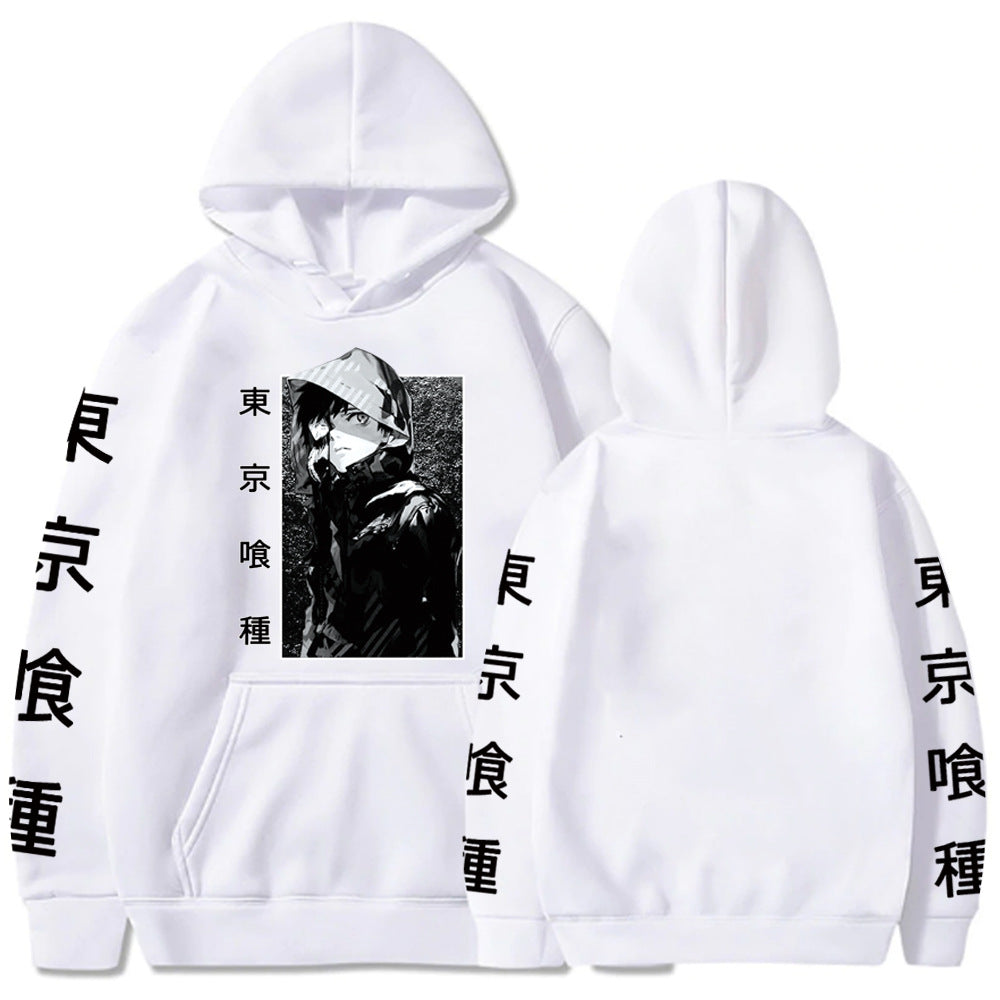 Dark Anime-Style Graphic Hoodie | Premium Halloween Streetwear