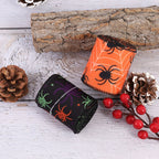 Spider Print Decor Ribbon | Premium Halloween DIY Craft Ribbon