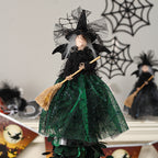 Witch Doll Tree Topper | Premium Halloween Desktop Ornament