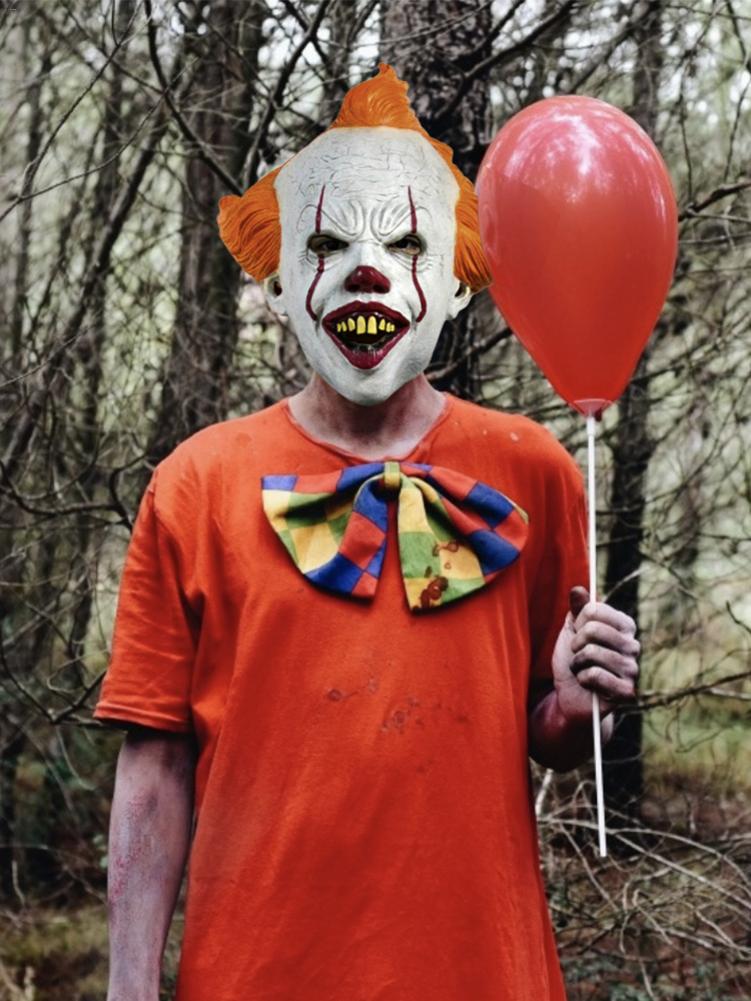 Latex Clown Mask | Premium Halloween Costume Prop