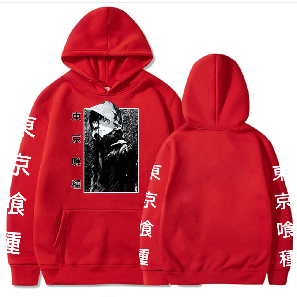 Dark Anime-Style Graphic Hoodie | Premium Halloween Streetwear