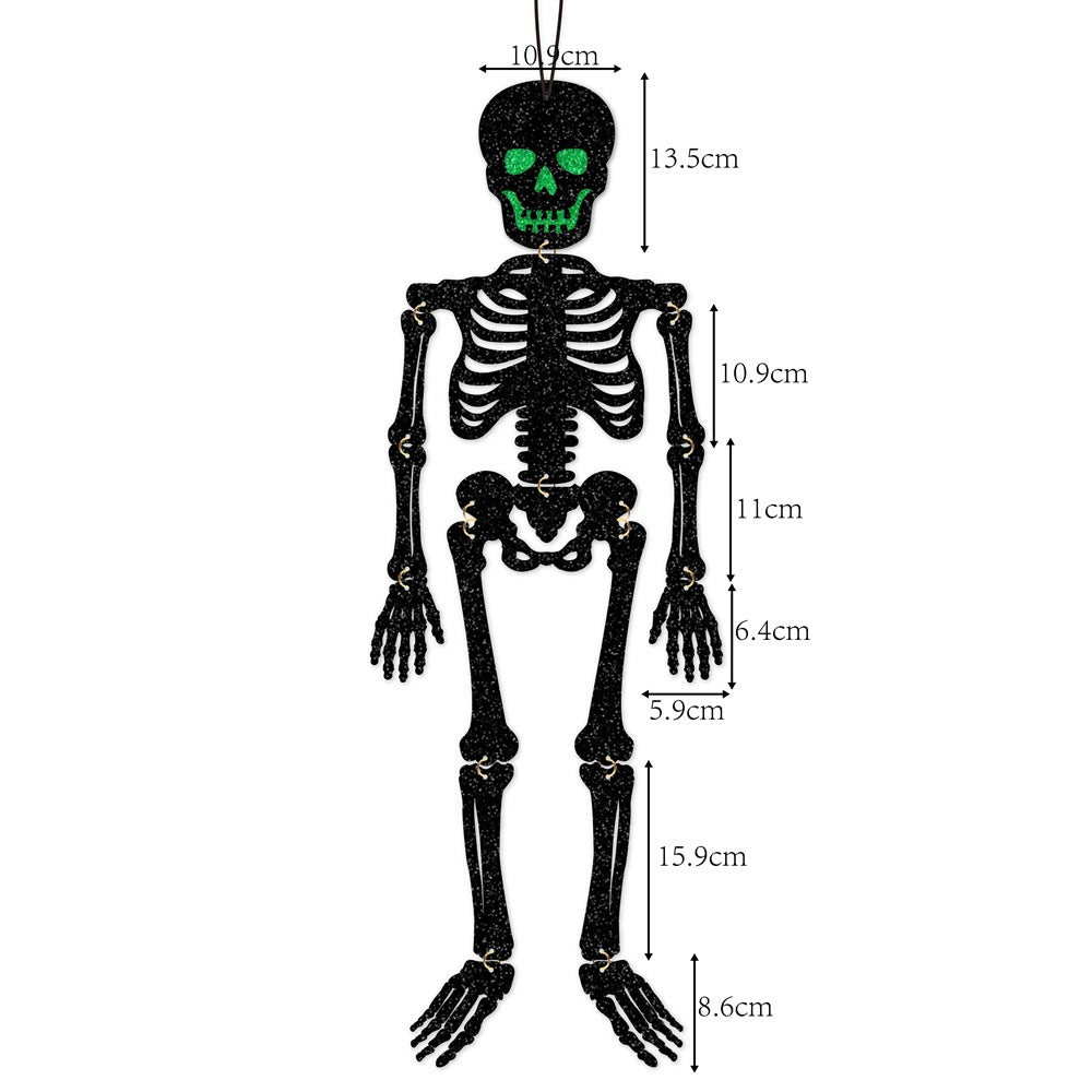 Flashing Skull Ornament | Premium Halloween Party Decor