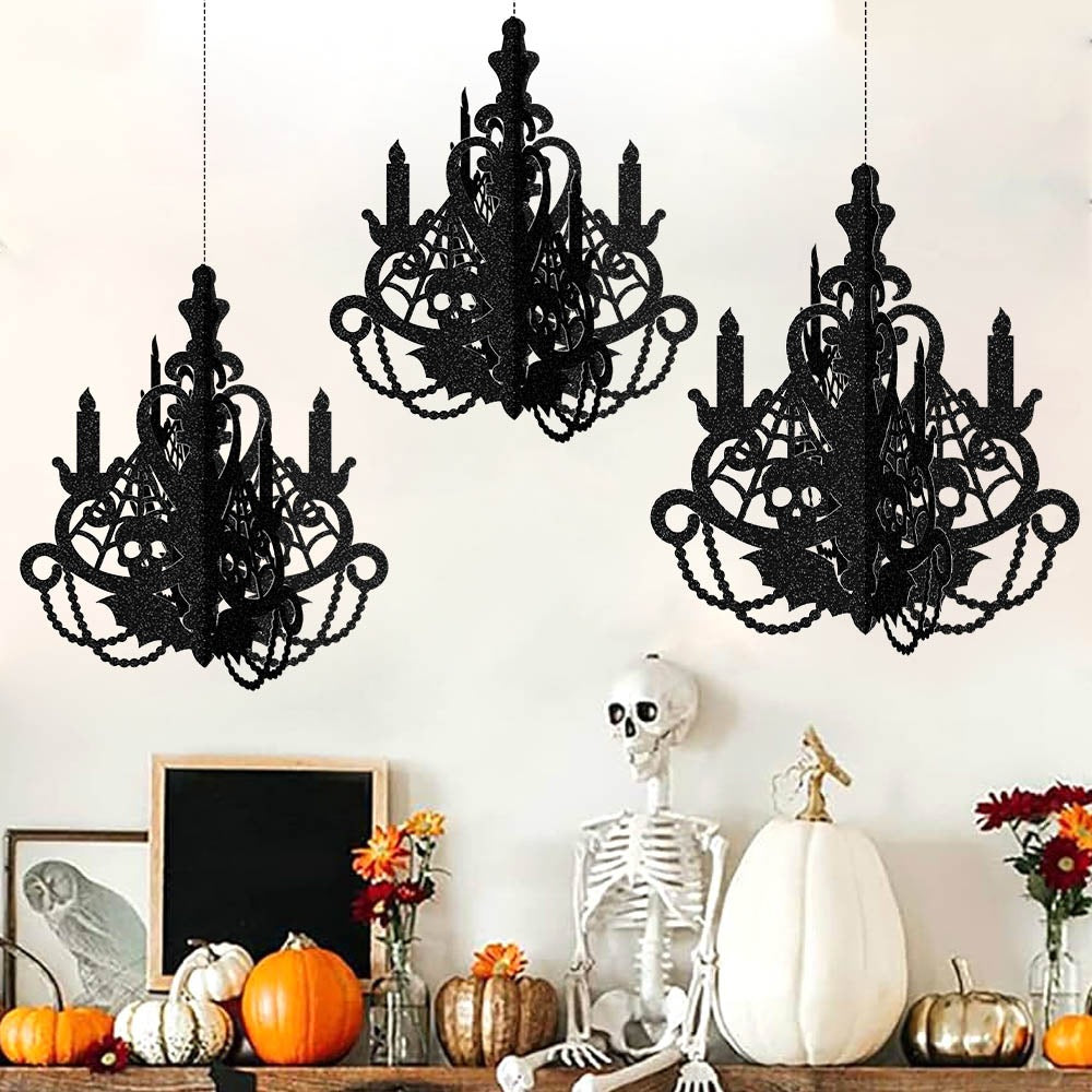 3D Hanging Halloween Ornament | Premium Paper Décor, 30cm/35cm