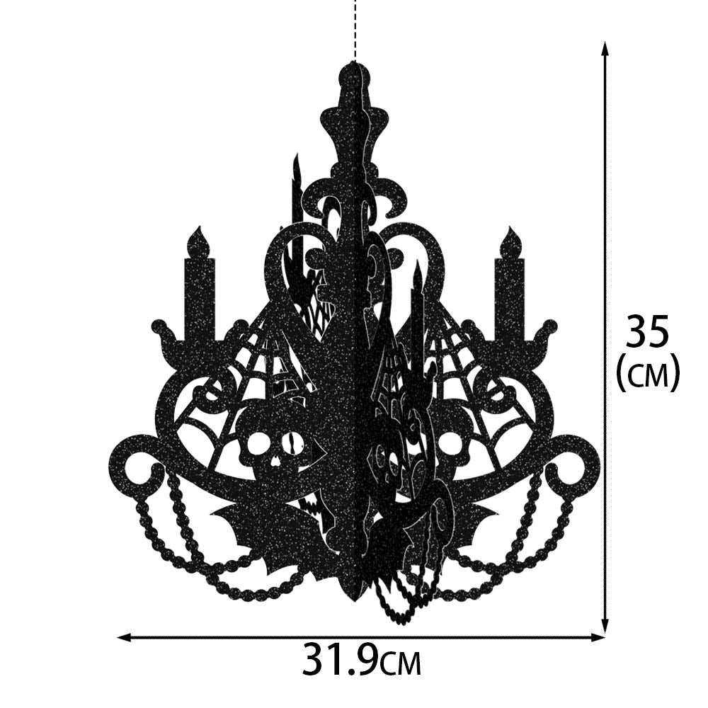 3D Hanging Halloween Ornament | Premium Paper Décor, 30cm/35cm
