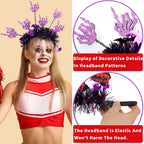 Halloween Party Headband | Premium Pumpkin & Spider Accessory