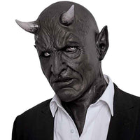 Demon Horn Mask | Premium Halloween Latex Costume Prop