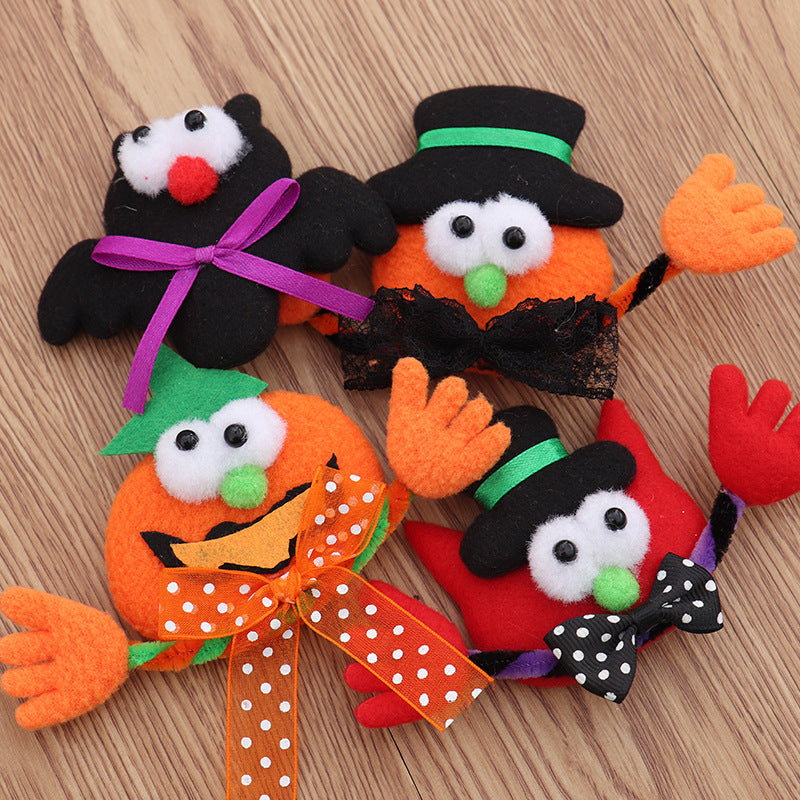 Light-Up Halloween Pin | Premium Pumpkin & Bat Accessory