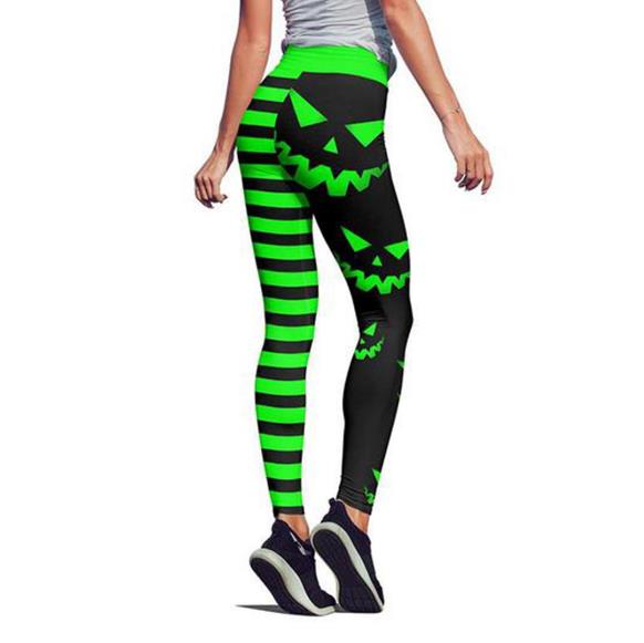 Pumpkin Print Pants | Premium Halloween Statement Style