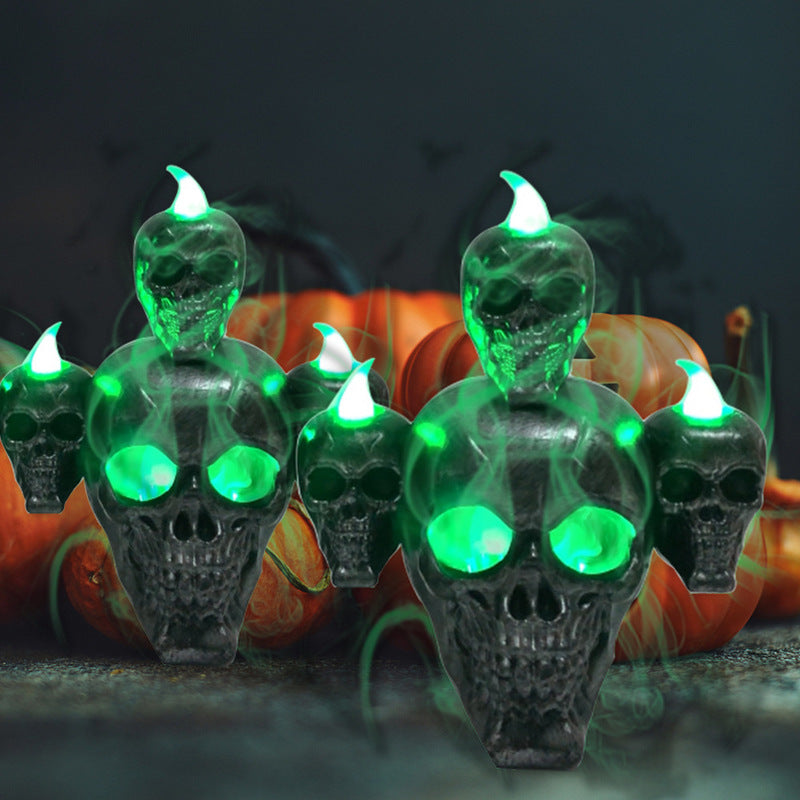 Smoke Skull Candle Lamp | Premium Halloween Decor