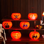 Glow-in-the-Dark Pumpkin Lantern | Premium Halloween Kids Bucket