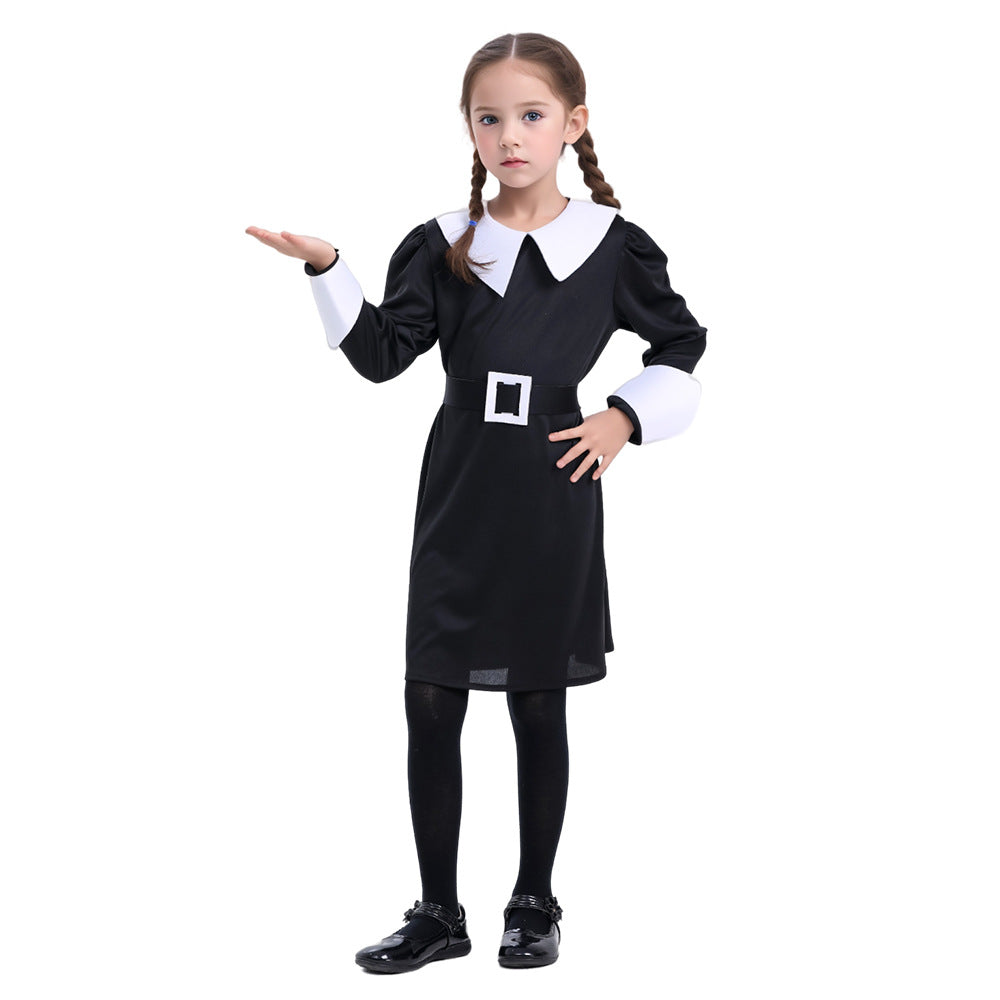 Halloween Cosplay Dress | Premium Lace & Plaid Costume