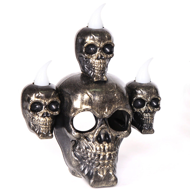 Smoke Skull Candle Lamp | Premium Halloween Decor
