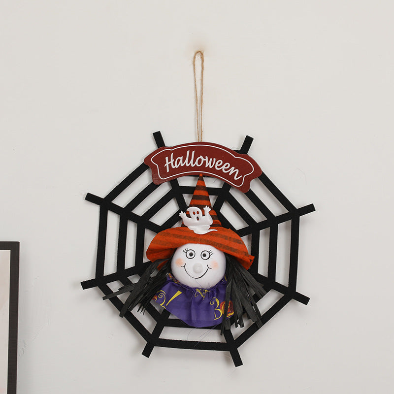 Pumpkin Spider Web Hanging Set | Premium Halloween Venue Decor