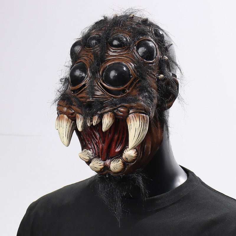 Horror Spider Latex Mask | Premium Halloween Costume Prop