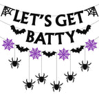 Bat & Spider Streamer Set | Premium Halloween Party Decor